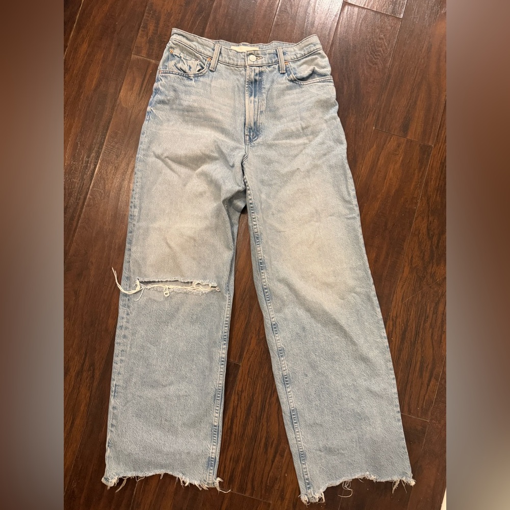MOTHER Light Blue Boyfriend Jeans